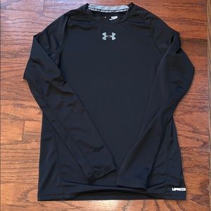 Under Armour fitted long-sleeved heatgear t-shirt